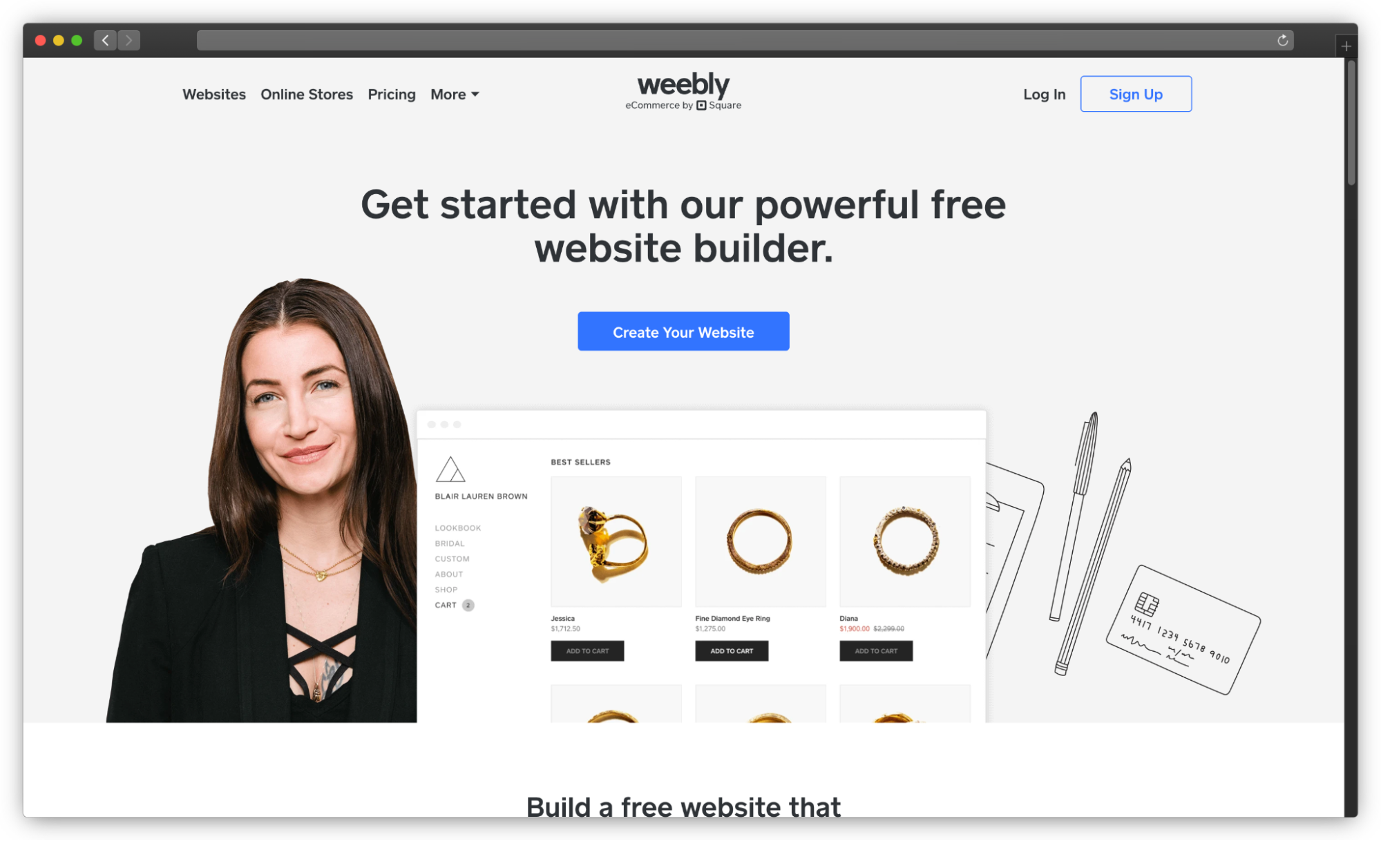 Weebly Website Screenshot