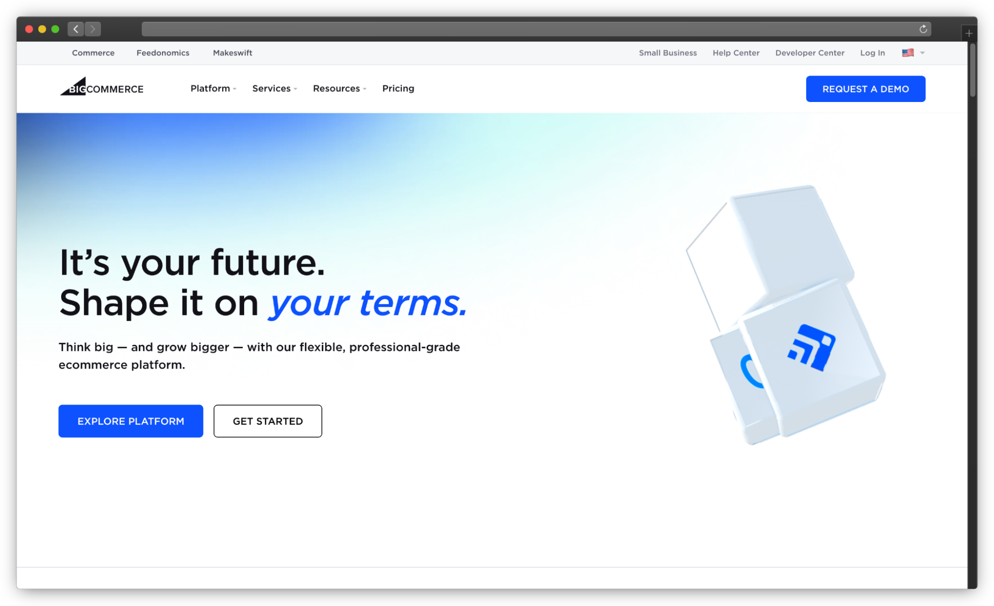 BigCommerce Website Screenshot