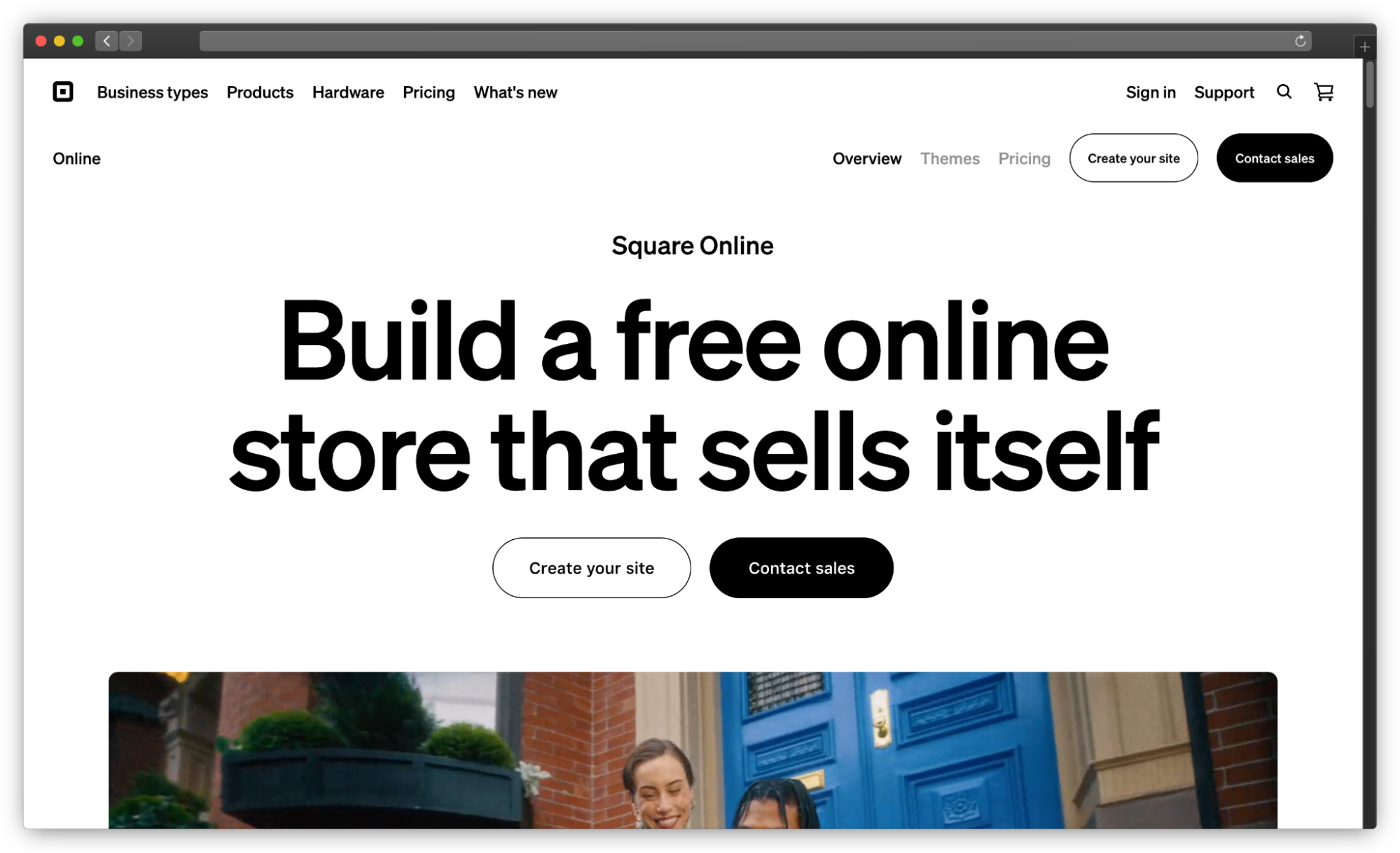 Squareup Website Screenshot