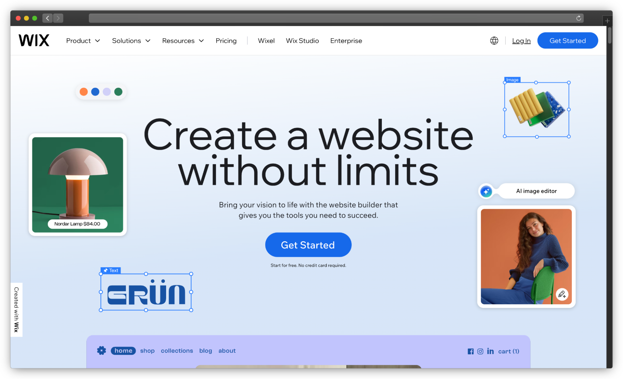 Wix Website Screenshot