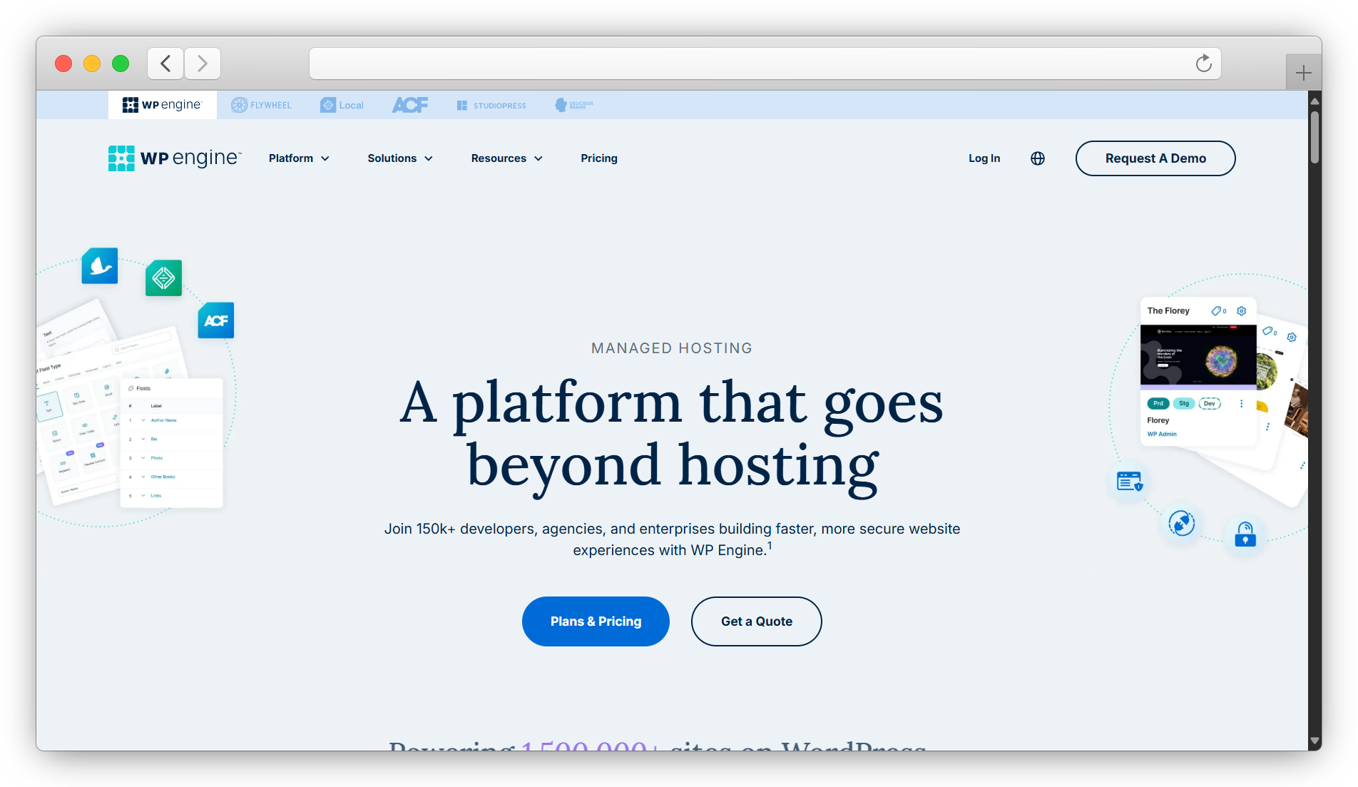 WP Engine Website Screenshot