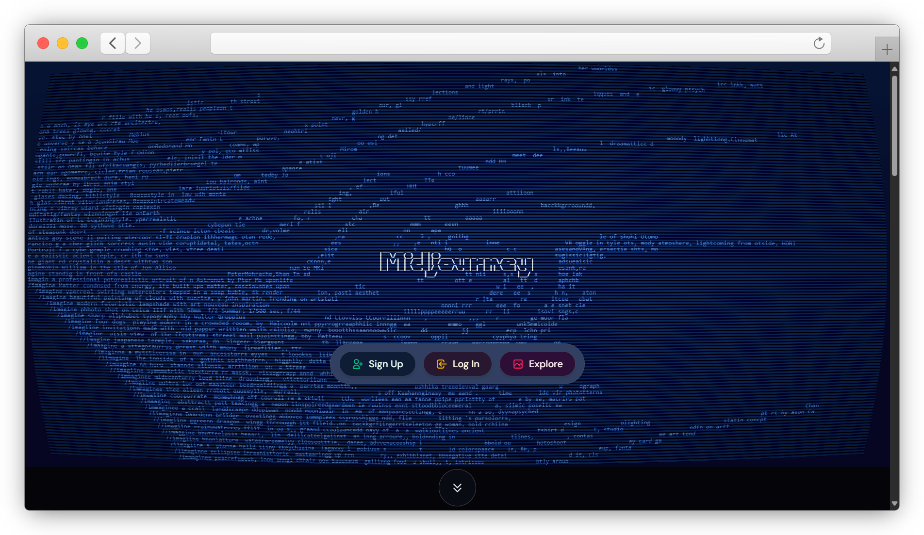 Midjourney Website Screenshot